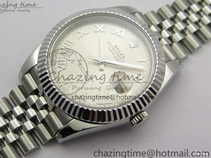 MiroTime 0112 Snug DateJust 41mm 126334 SS BP Maker 1:1 Best Edition New Version Silver Roman Dial on Jubilee Bracelet 3032